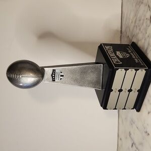 Fantasy Football Trophy | Champion |  Silver Finish 🏈